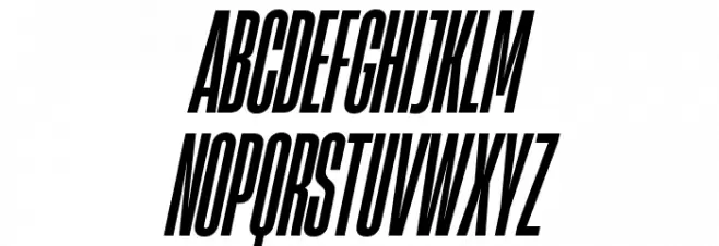 HeadingNow Trial 16 Bold Italic Fonte MAIÚSCULAS