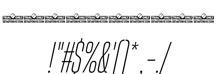 HeadingNow Trial 22 Light Italic Font OTHER CHARS