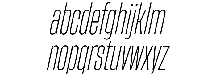 HeadingNow Trial 22 Light Italic Font LOWERCASE