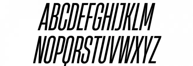 HeadingNow Trial 24 Regular Italic Polices MAJUSCULES
