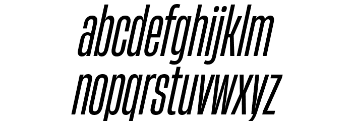 HeadingNow Trial 24 Regular Italic Font LOWERCASE