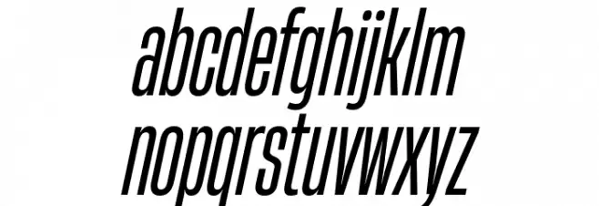 HeadingNow Trial 24 Regular Italic 字体 小写