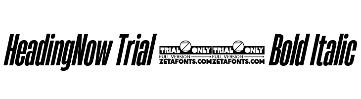 HeadingNow Trial 26 Bold Italic  Descarca Fonturi Gratis