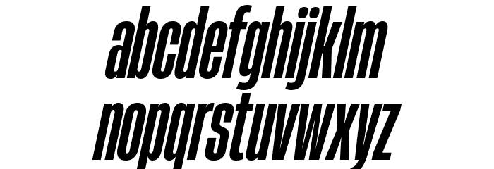 HeadingNow Trial 26 Bold Italic Font LOWERCASE
