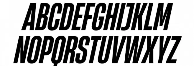 HeadingNow Trial 36 Bold Italic Polices MAJUSCULES
