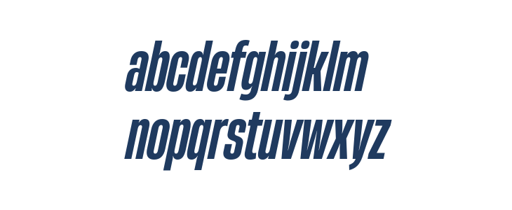 HeadingNow Trial 36 Bold Italic Lowercase