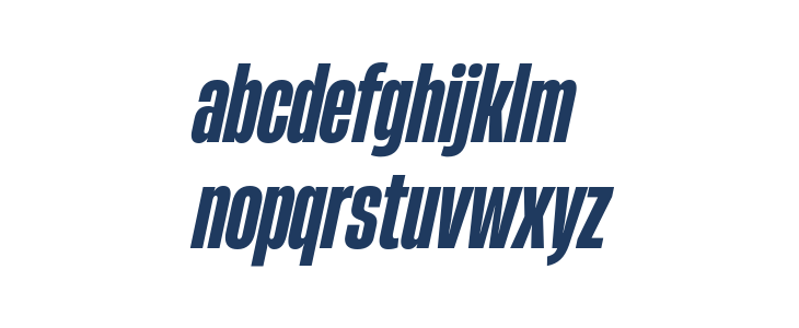 HeadingNow Trial 37 Extrabold Italic Lowercase