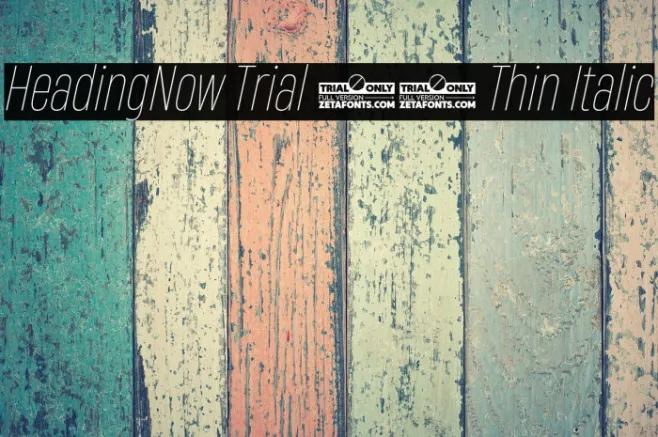 HeadingNow Trial 41 Thin Italic Example 2