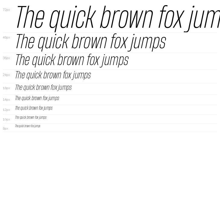 HeadingNow Trial 42 Light Italic Waterfall