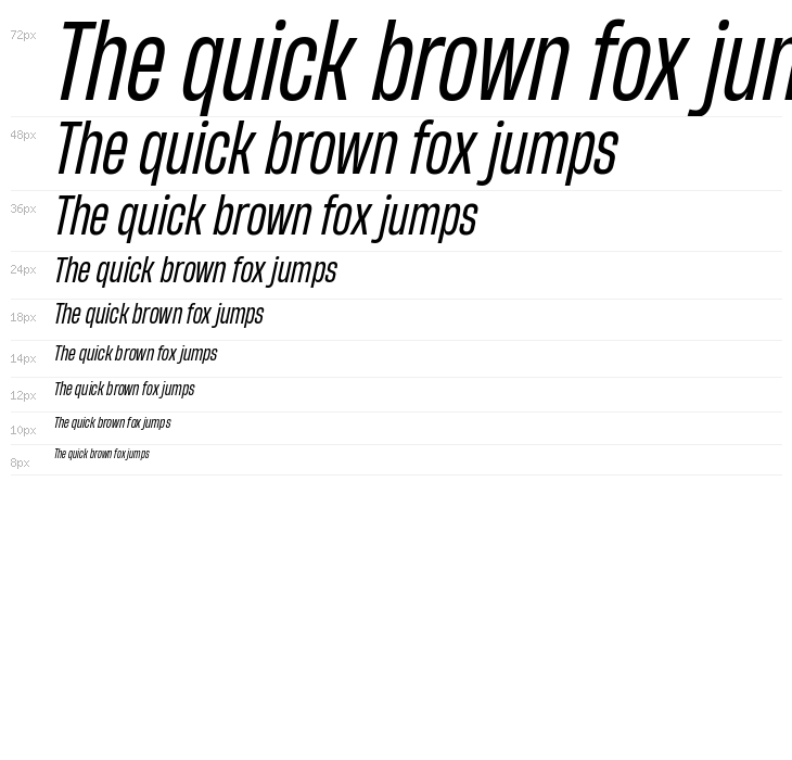 HeadingNow Trial 44 Regular Italic Waterfall