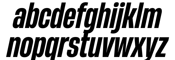 HeadingNow Trial 46 Bold Italic Font LOWERCASE