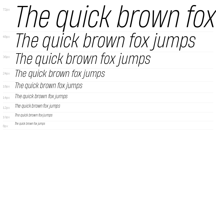 HeadingNow Trial 52 Light Italic Waterfall