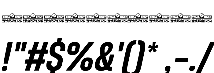 HeadingNow Trial 55 Medium Italic Font OTHER CHARS