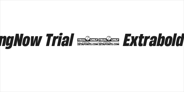 HeadingNow Trial 57 Extrabold Italic Logo
