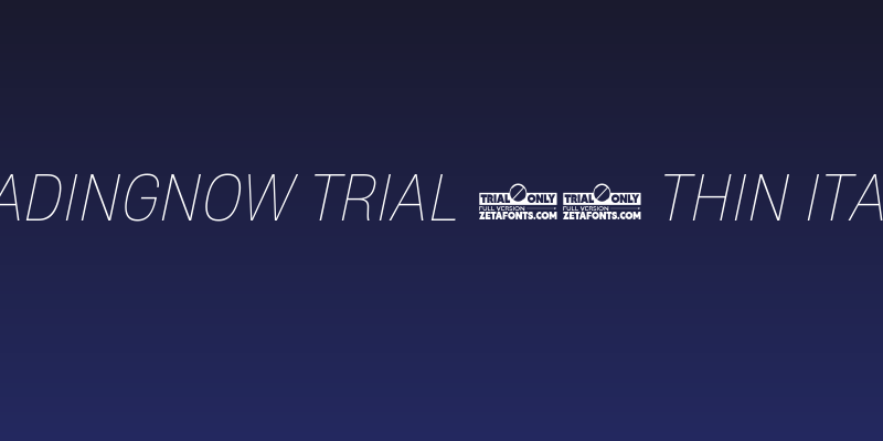 HeadingNow Trial 61 Thin Italic Social Header