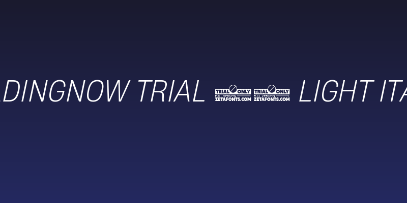 HeadingNow Trial 62 Light Italic Social Header