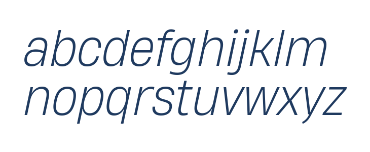 HeadingNow Trial 62 Light Italic Lowercase