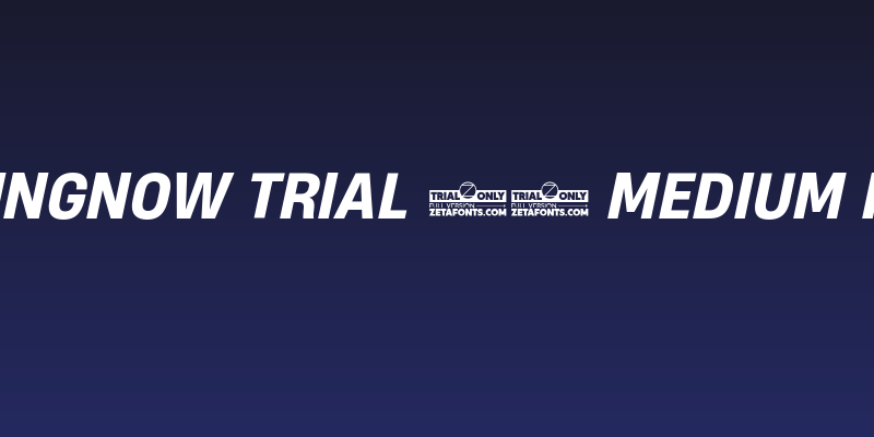 HeadingNow Trial 65 Medium Italic Social Header