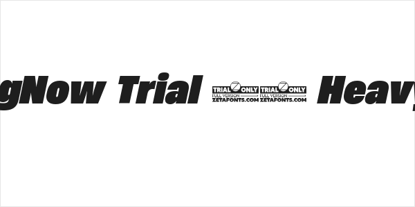 HeadingNow Trial 68 Heavy Italic Logo