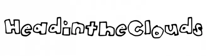 HeadintheClouds  Descarca Fonturi Gratis