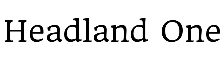 Headland One  font caratteri gratis