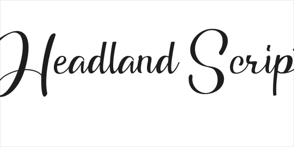 Headland Script Logo