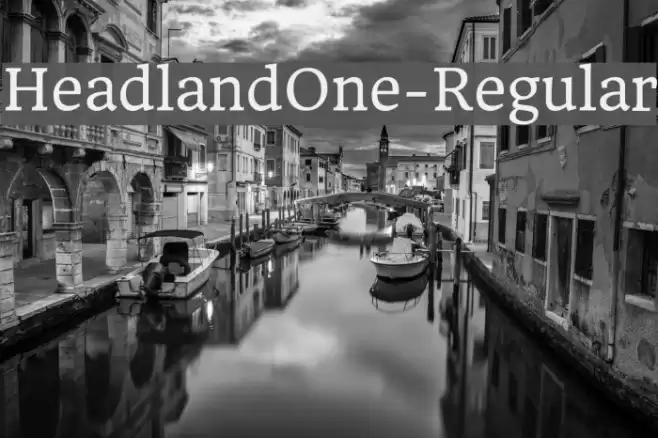 HeadlandOne-Regular Font examples