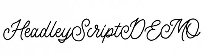 HeadleyScriptDEMO  Fuentes Gratis Descargar