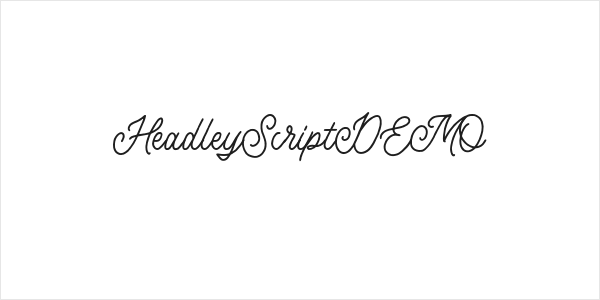 HeadleyScriptDEMO Logo