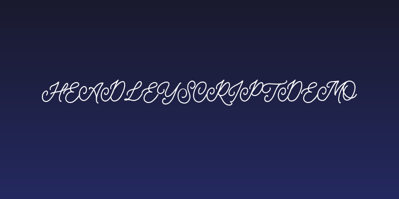 HeadleyScriptDEMO Social Header
