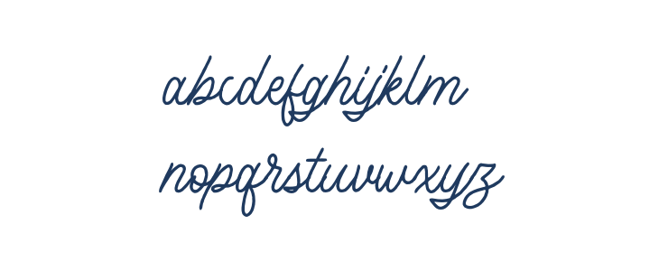 HeadleyScriptDEMO Lowercase