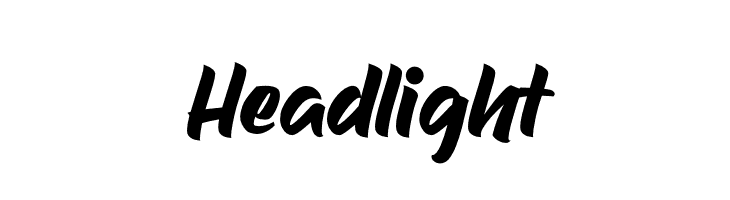 Headlight  नि: शुल्क फ़ॉन्ट्स डाउनलोड