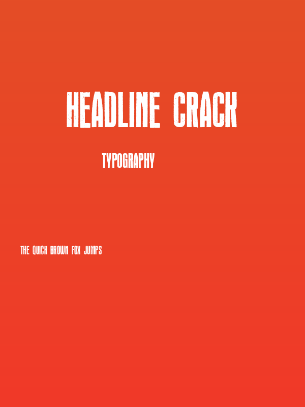 Headline Crack Poster