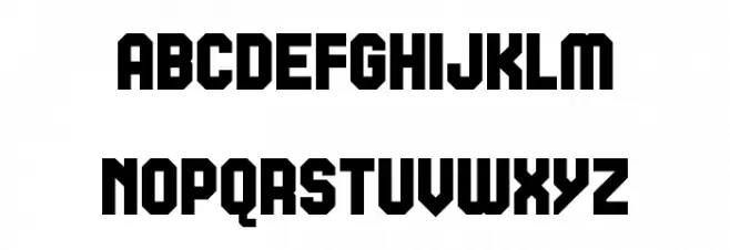 Headline Gothic Regular Polices MAJUSCULES