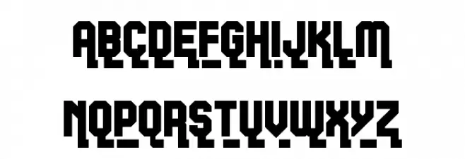 Headline Gothtic Titling 1 Regular Schriftart Groß