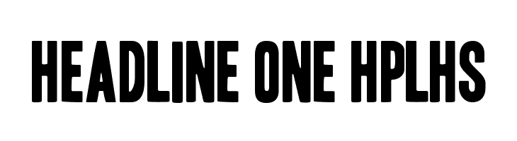 Headline One HPLHS Font