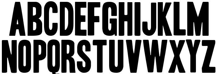 Headline One HPLHS Font LOWERCASE