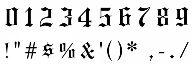 Headline Text UNZ1L Italic Font OTHER CHARS