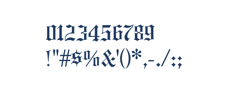 Headline Text UNZ1L Other Characters