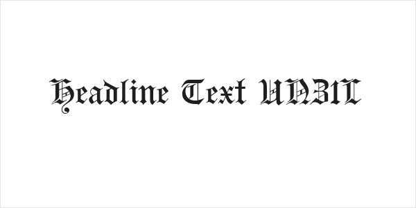 Headline Text UNZ1L Logo