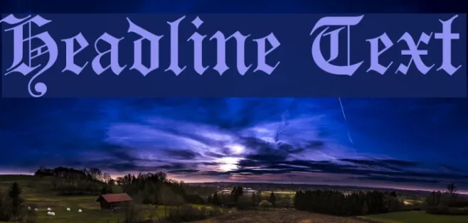Headline Text Example 2
