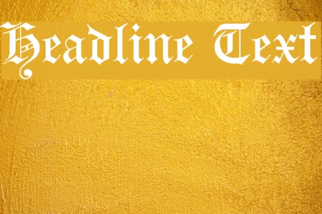 Headline Text Example 3