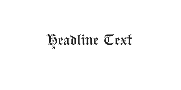Headline Text Logo