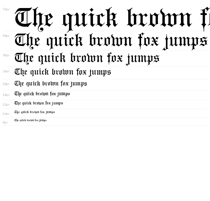 Headline Text Waterfall