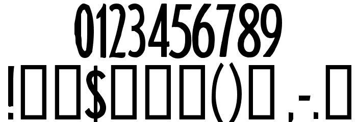 Headline Two HPLHS Font OTHER CHARS
