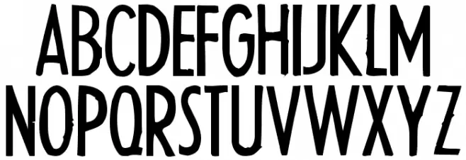 Headline Two HPLHS フォント 大文字