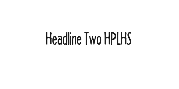 Headline Two HPLHS Logo