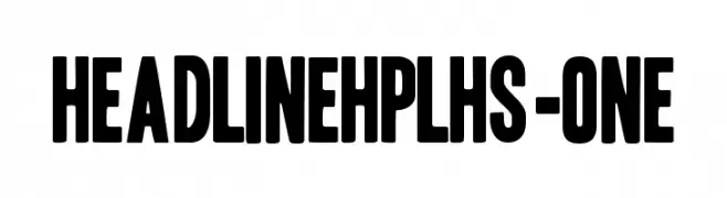 HeadlineHPLHS-One  لخطوط تنزيل