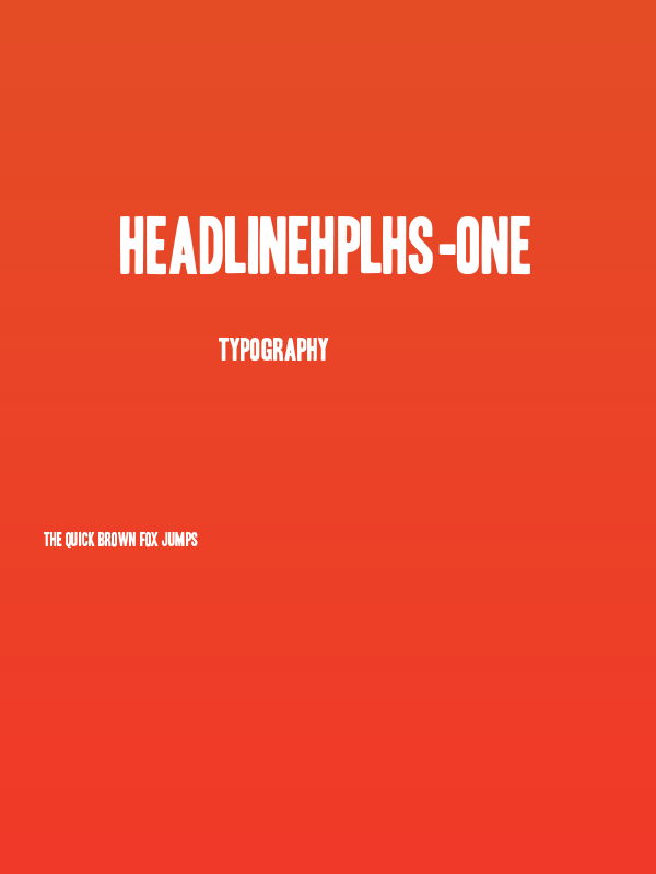 HeadlineHPLHS-One Poster