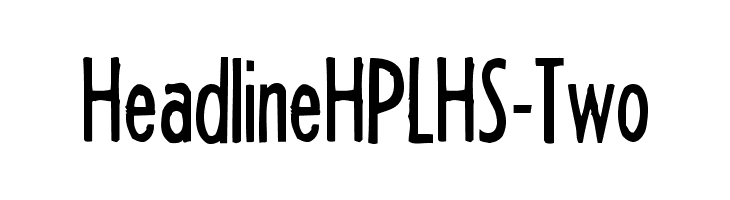 HeadlineHPLHS-Two  नि: शुल्क फ़ॉन्ट्स डाउनलोड